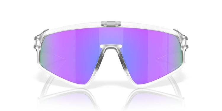 OAKLEY Latch Panel Sunglasses Matte Clear/Prizm Violet Injected