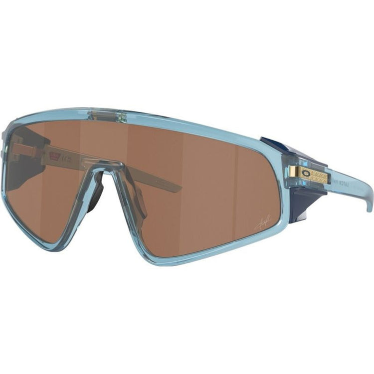 OAKLEY Latch Panel Sunglasses Trans Stonewash/Prizm Tungsten Injected