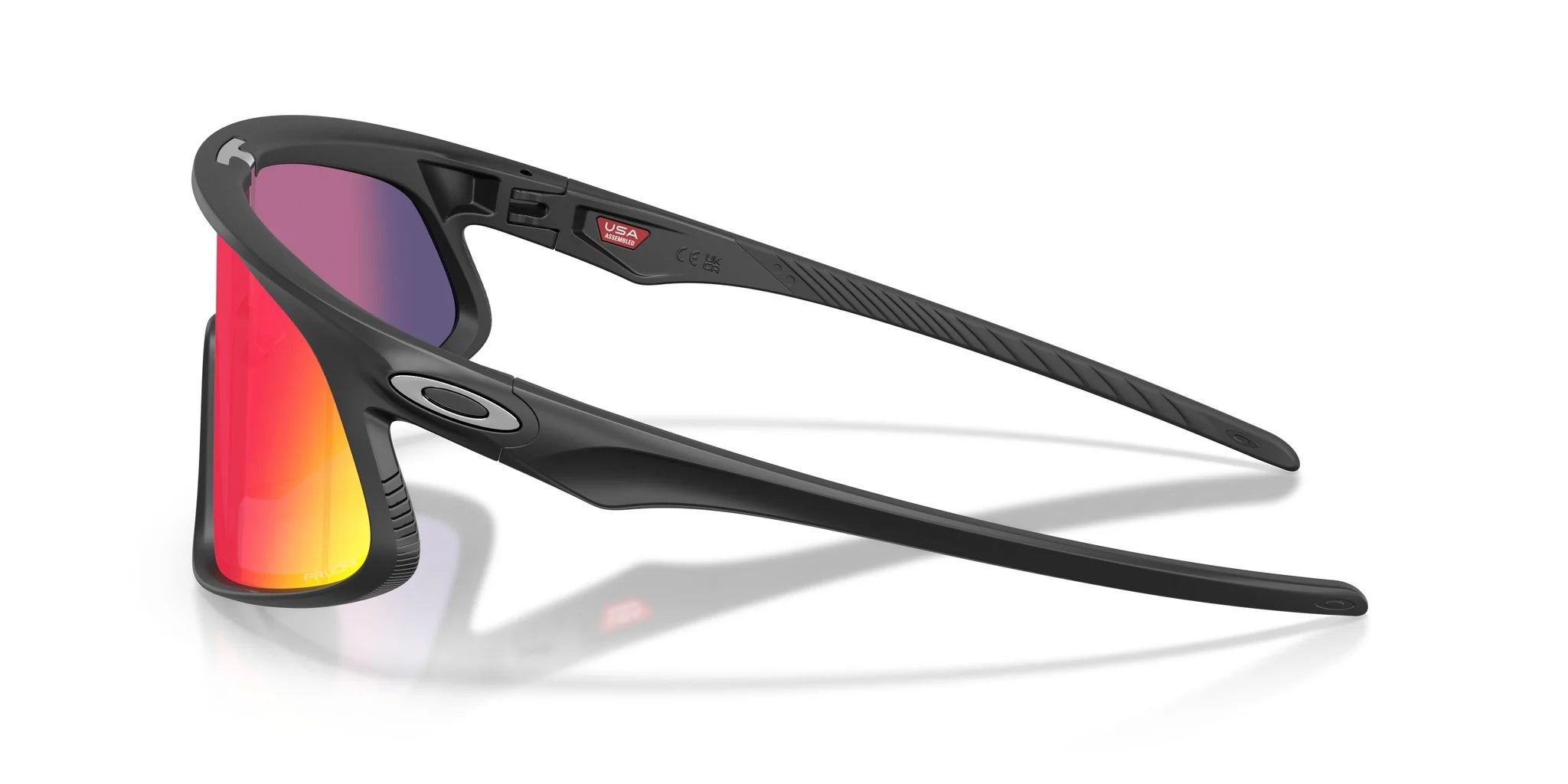 Oakley RSLV 141 Sunglasses black frame/Prizm road injected