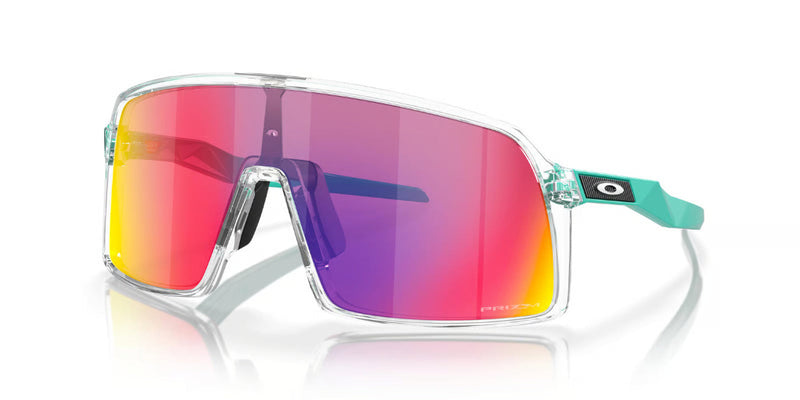 Oakley Sutro Sunglasses Clear/teal/Prizm Road

