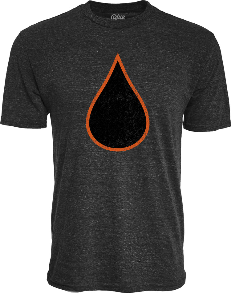 Oil Drop Senior Tri-Blend T-Shirt black