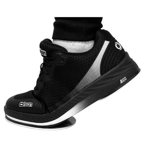 Olson Men's 1/8" Voltaje Curling Shoes black white