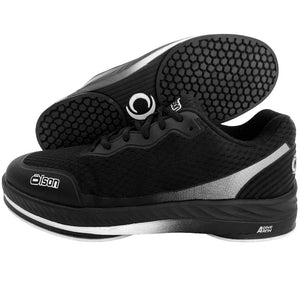 Olson Men's 1/8" Voltaje Curling Shoes black white