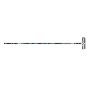 Olson Pyro Flat Shaft Fibrelite Curling Broom navy/teal