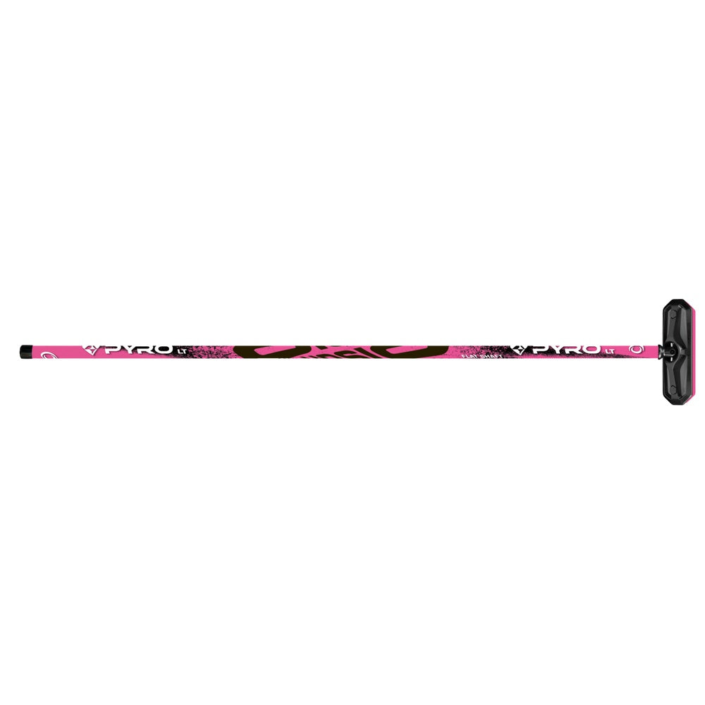 Olson Pyro Flat Shaft Fibrelite Curling Broom pink/black