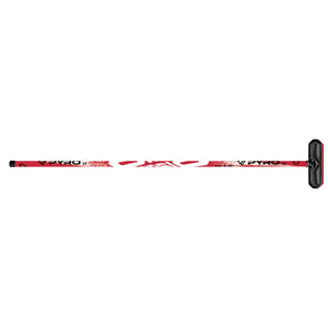Olson Pyro Flat Shaft Fibrelite Curling Broom red/black