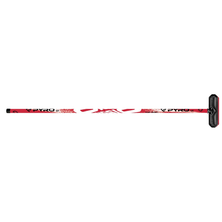 Olson Pyro Flat Shaft Fibrelite Curling Broom red/black