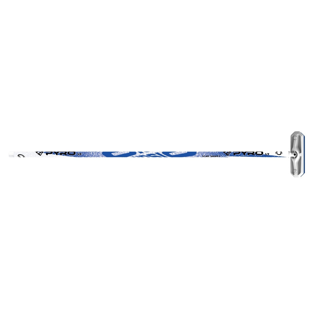 Olson Pyro Flat Shaft Fibrelite Curling Broom white/blue