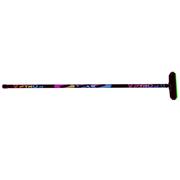 Olson Pyro Flat Shaft Fibrelite- Specialty Curling Broom black/multi