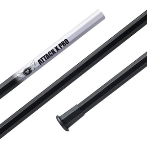 One Lax 30" Attack X Pro Box Lacrosse Shaft Black/White