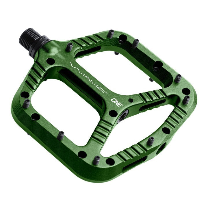 OneUp Wave Flat Bike Pedal Dark Green