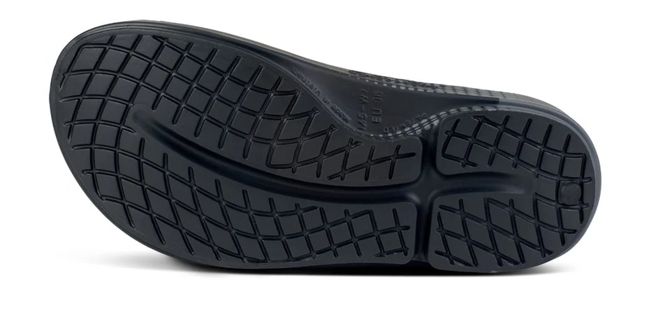 OOFOS OOahh Unisex Sport Slide Black Matrix 3