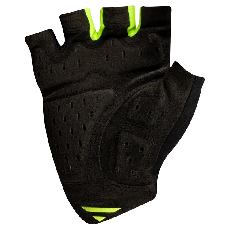 Pearl Izumi Men's Elite Gel Half Finger Bike Glove neon yellow/black