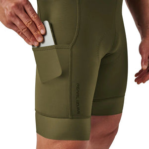 Pearl Izumi Men's Expedition Bib Bike Short olive green/black