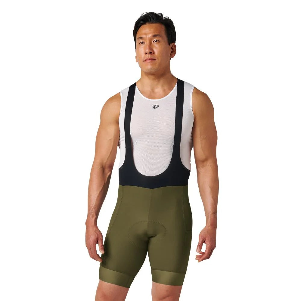 Pearl Izumi Men's Expedition Bib Bike Short olive green/black