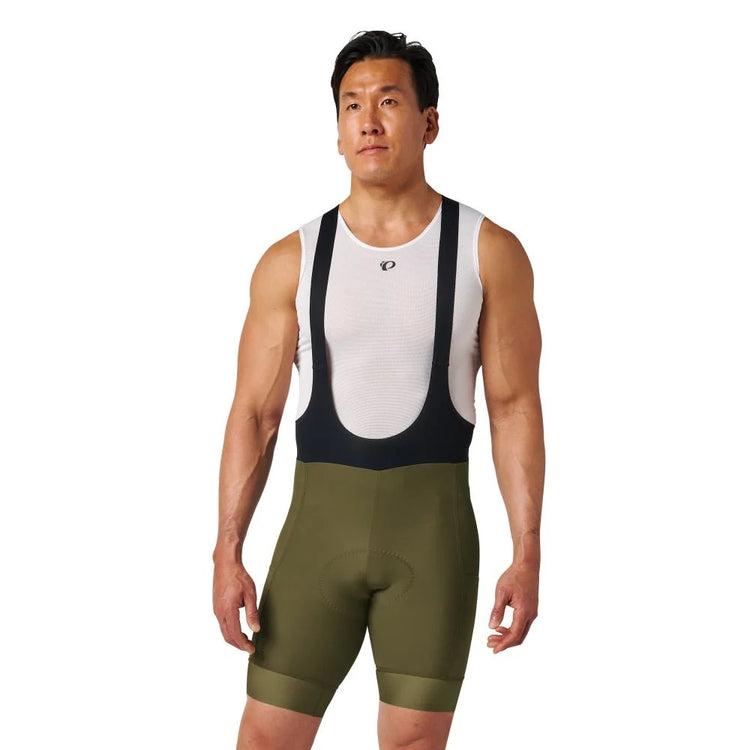 Pearl Izumi Men's Expedition Bib Bike Short olive green/black