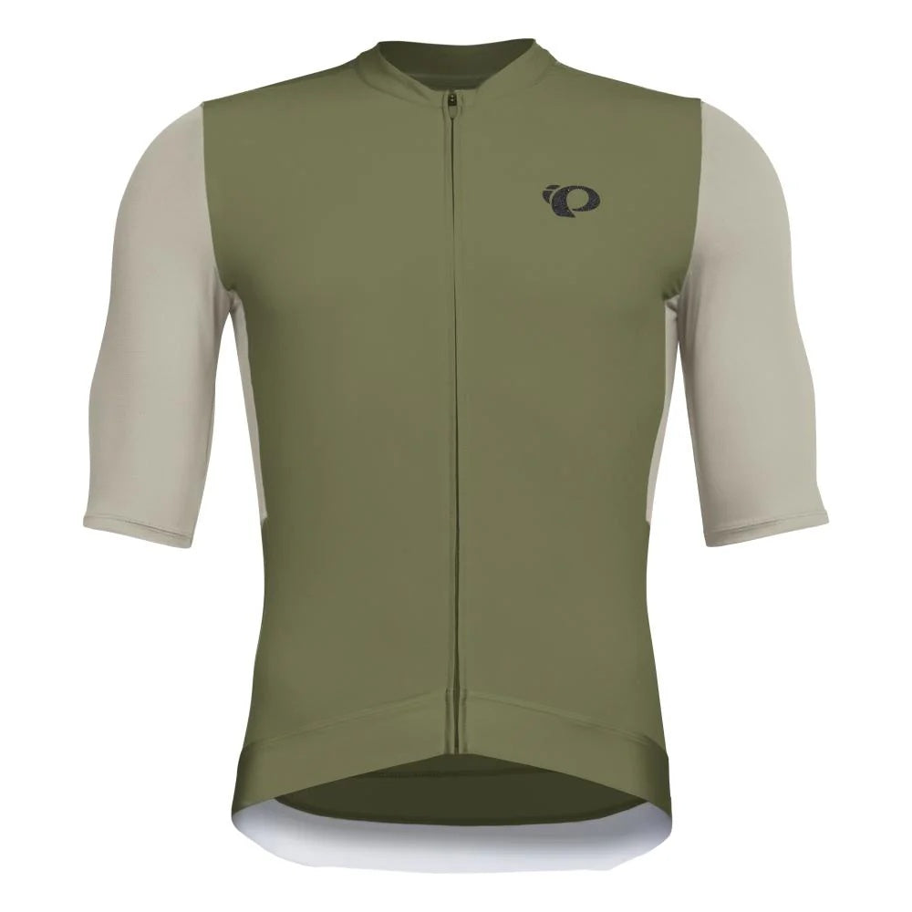 Pearl Izumi Men's Expedition Short Sleeve Bike Jersey Deep Lichen Green/lint