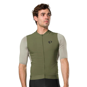 Pearl Izumi Men's Expedition Short Sleeve Bike Jersey Deep Lichen Green/lint