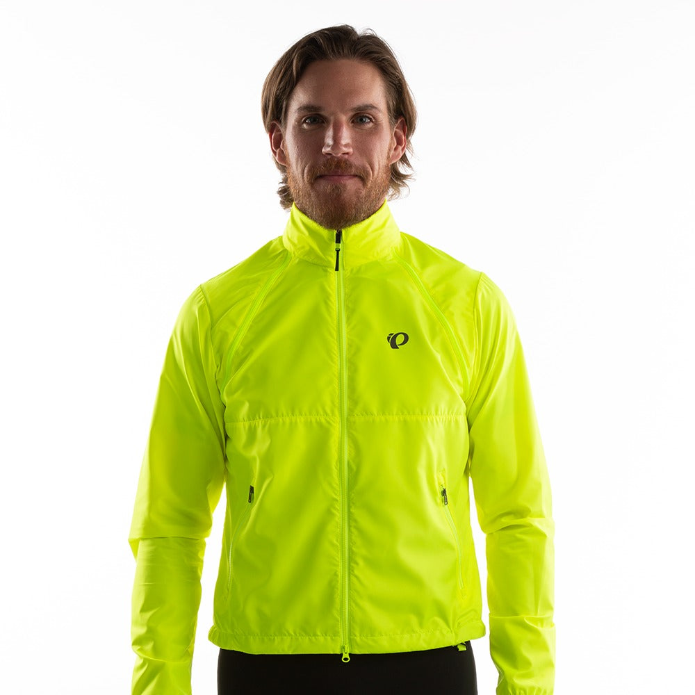 
Pearl Izumi Men's Quest Barrier Convertible Bike Jacket Screaming Yellow