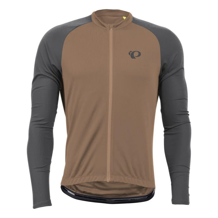 Pearl Izumi Men's Quest Long Sleeve Bike Jersey brow/grey
