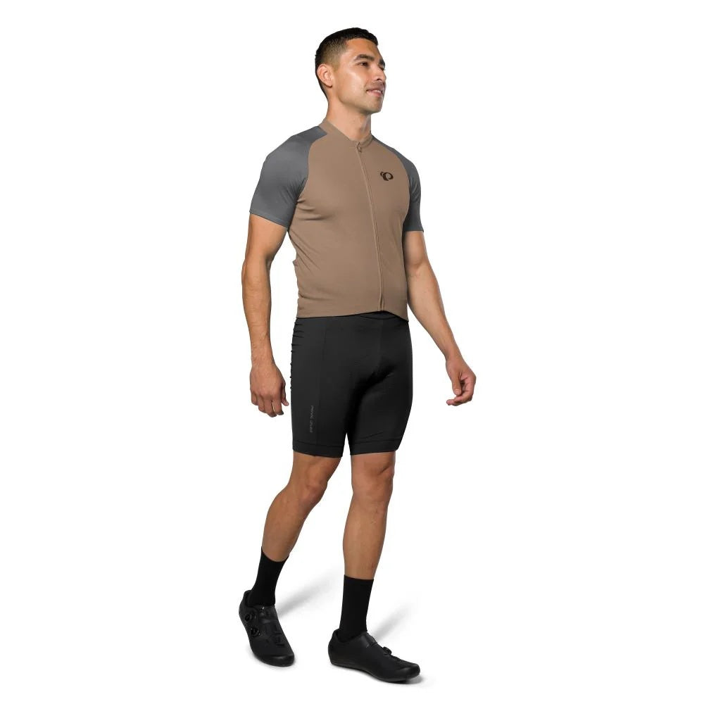 Pearl Izumi Men's Quest Short Sleeve Bike Jersey brown/grey