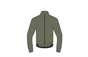 Pearl Izumi Men's Quest Thermal Long Sleeve Bike Jersey Deep Lichen Green/Black