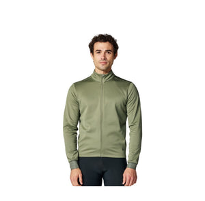 Pearl Izumi Men's Quest Thermal Long Sleeve Bike Jersey Deep Lichen Green/Black