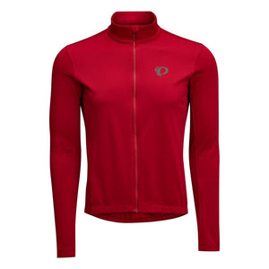 Pearl Izumi Men's Quest Thermal Long Sleeve Bike Jersey Red Dahlia