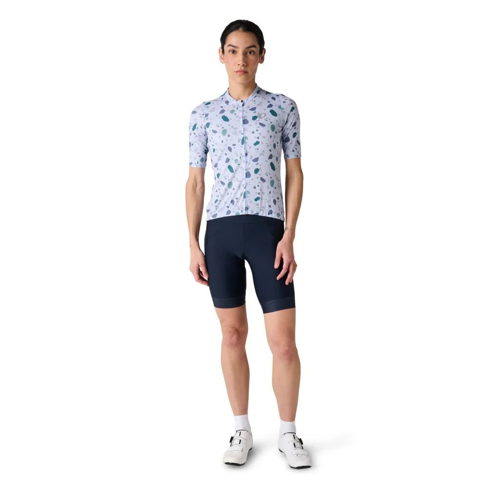 Pearl Izumi Women's Attack Short Sleeve Bike Jersey Heather Multi Terrazzo