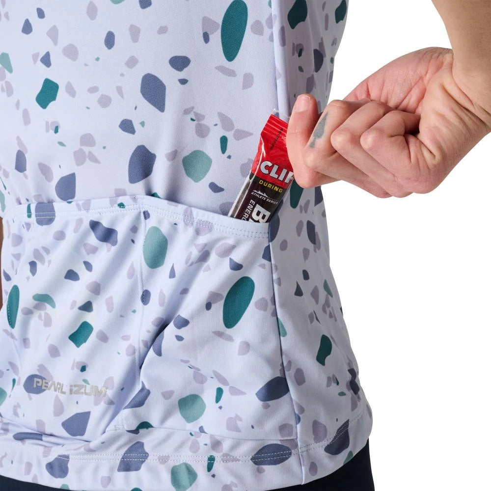 Pearl Izumi Women's Attack Short Sleeve Bike Jersey Heather Multi Terrazzo