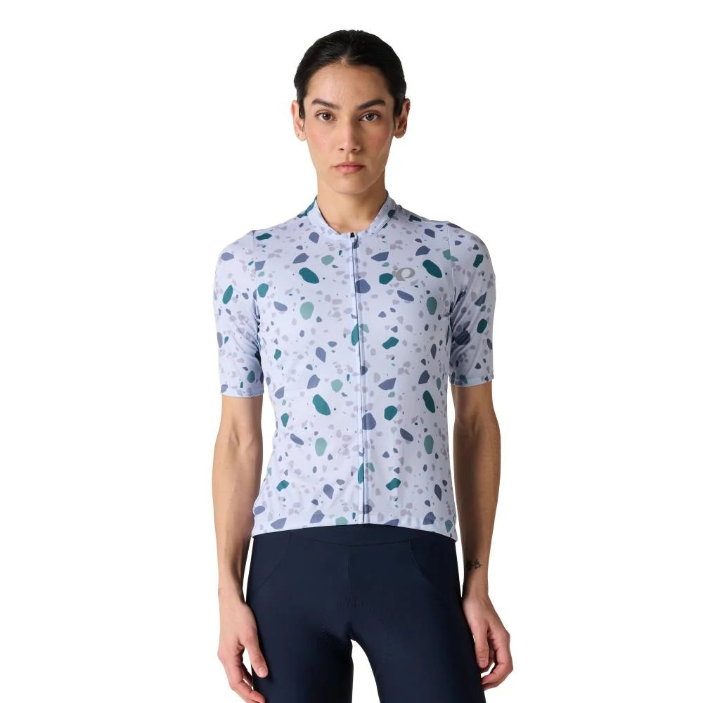 Pearl Izumi Women's Attack Short Sleeve Bike Jersey Heather Multi Terrazzo