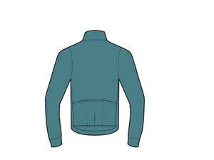 Pearl Izumi Women's Quest Thermal Long Sleeve Bike Jersey Brittany Blue 