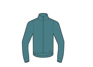 Pearl Izumi Women's Quest Thermal Long Sleeve Bike Jersey Brittany Blue 