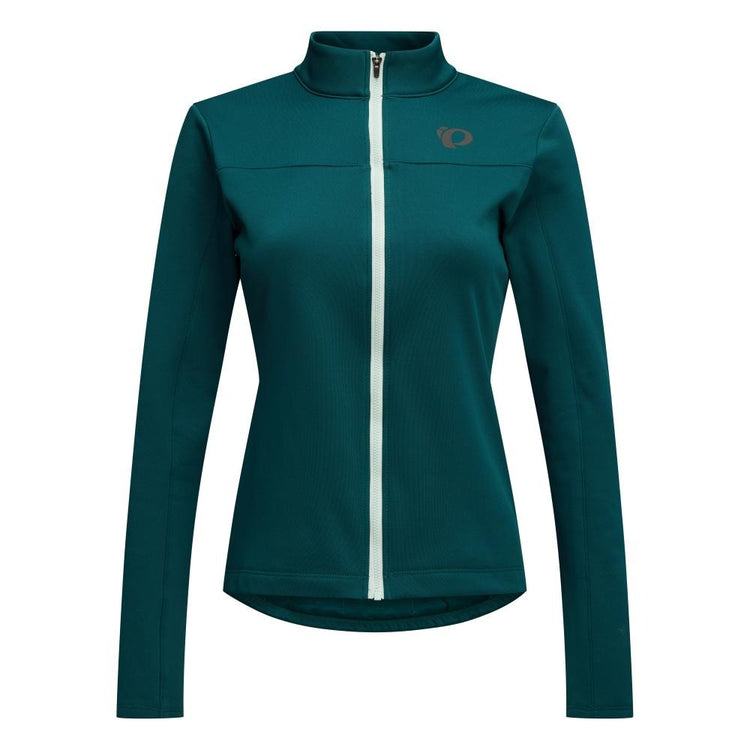 Pearl Izumi Women's Quest Thermal Long Sleeve Bike Jersey Dark Sea/Surf Spray