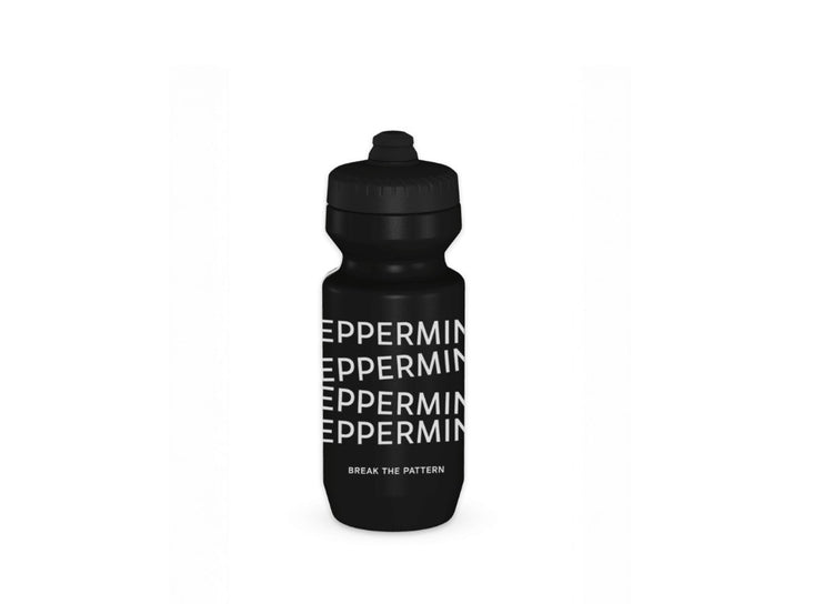 Peppermint Bike Water Bottle Black