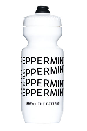 Peppermint Signature Water Bottle White