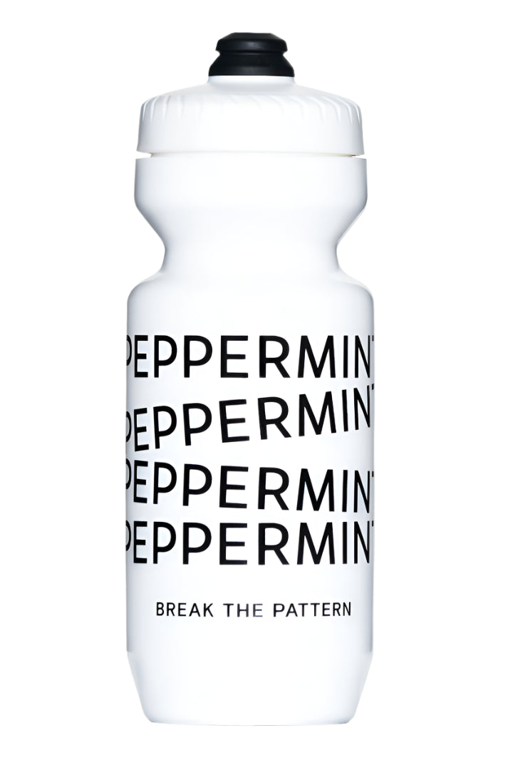 Peppermint Signature Water Bottle White