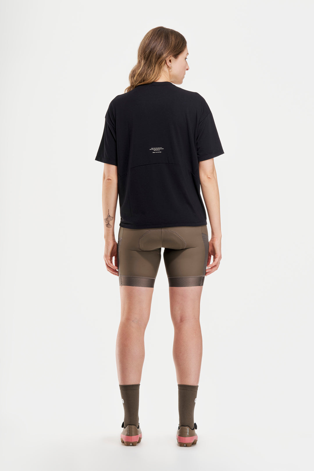 Peppermint Women's Peak Short Sleeve Bike Jersey black