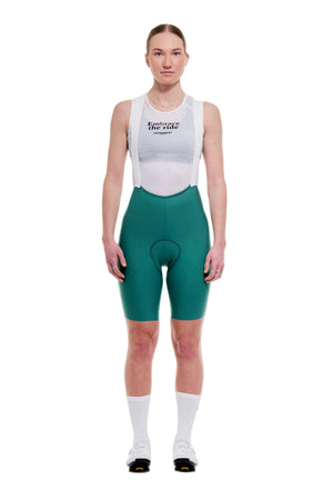 Peppermint Women's Signature Bib Bike Short seaweed
