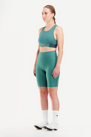 Peppermint Women's Signature High-Neck Bra seaweed