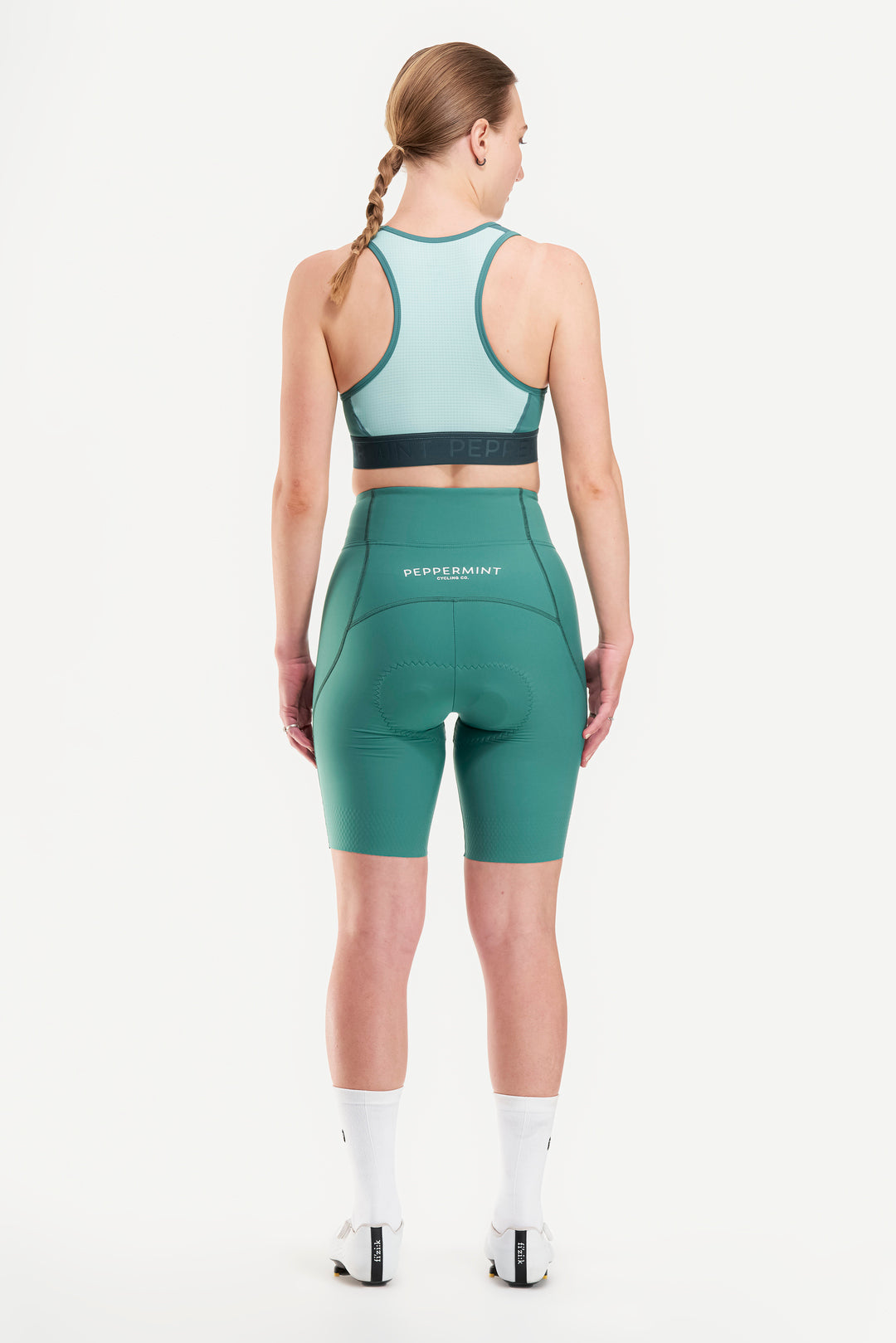 Peppermint Women's Signature High-Neck Bra seaweed