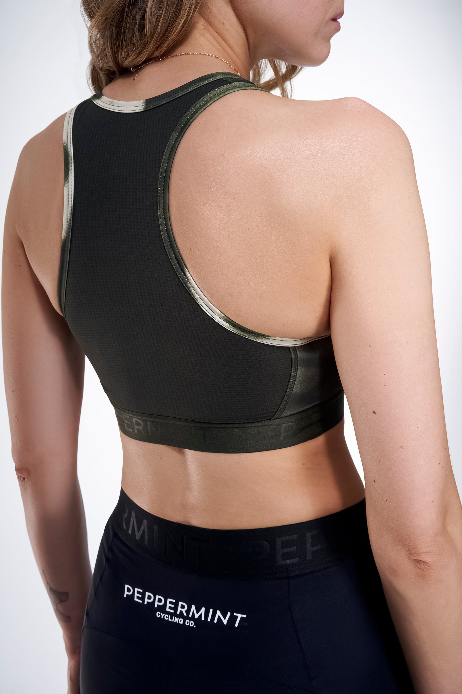 Peppermint Women's Signature High-Neck Sports Bra Wild Sage 