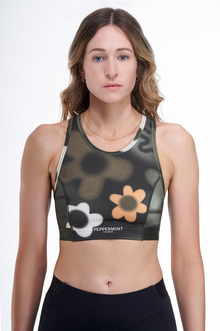 Peppermint Women's Signature High-Neck Sports Bra Wild Sage 