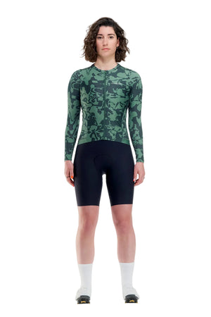 Peppermint Women's Signature Long Sleeve Bike Jersey jam seaweed