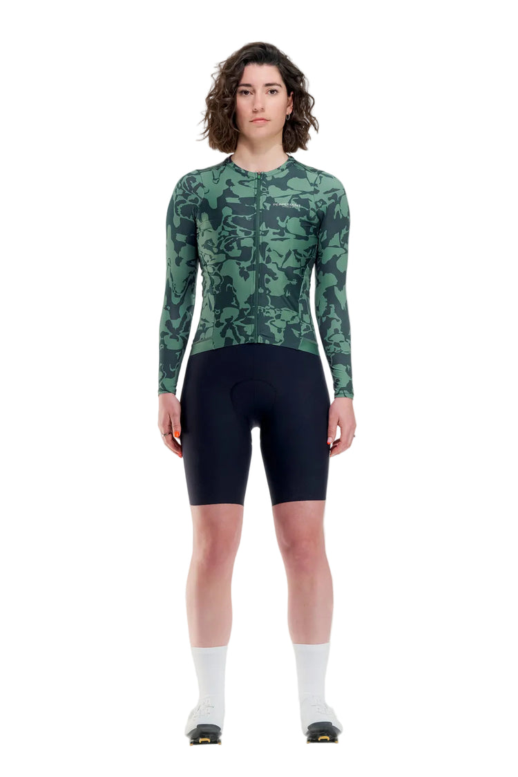 Peppermint Women's Signature Long Sleeve Bike Jersey jam seaweed