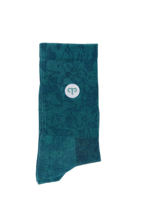 Peppermint Women's Signature Print Bike Sock seaweed