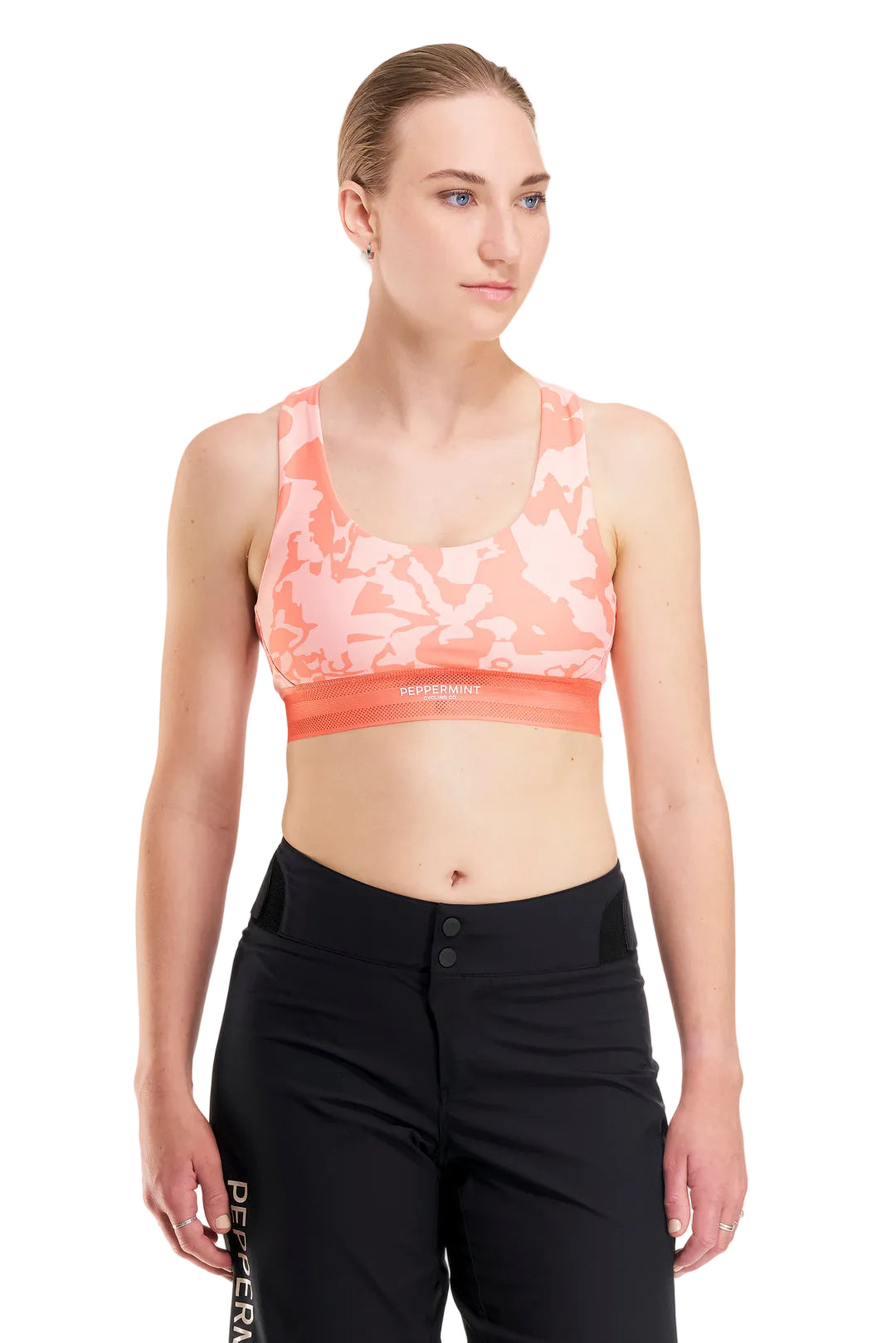 Peppermint Women's Signature Sports Bra jam grapefruit