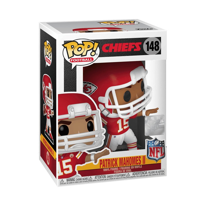 Pop Funko NFL Kansas City Chiefs Patrick Mahomes red jersey 148