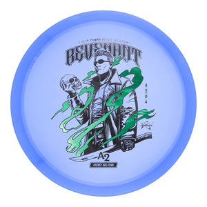 Prodigy A2 400 Ultra Soft Glow Revenant Putt & Approach Golf Disc blue