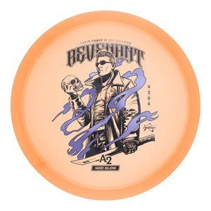 Prodigy A2 400 Ultra Soft Glow Revenant Putt & Approach Golf Disc orange